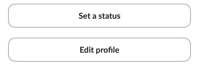 edit your profile on slack