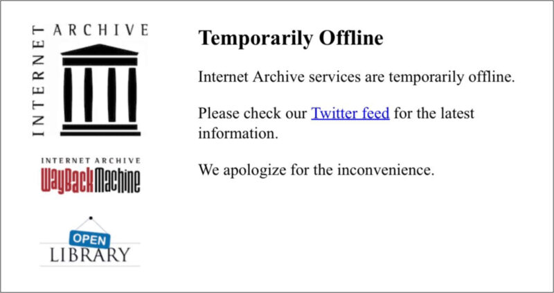 Internet Archive Offline
