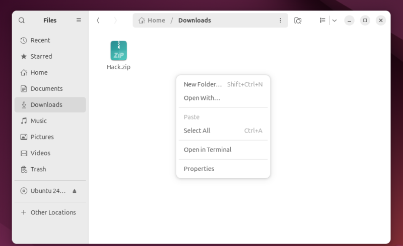 Nautilus File Manager Options In Ubuntu