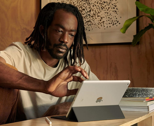 Person Using Ipad 9th Gen