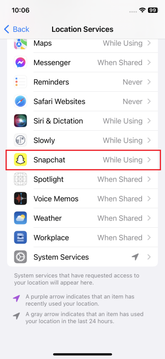 Snapchat Privacy Feats Iphone Snapchat