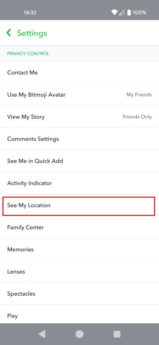 Snapchat Privacy See My Location
