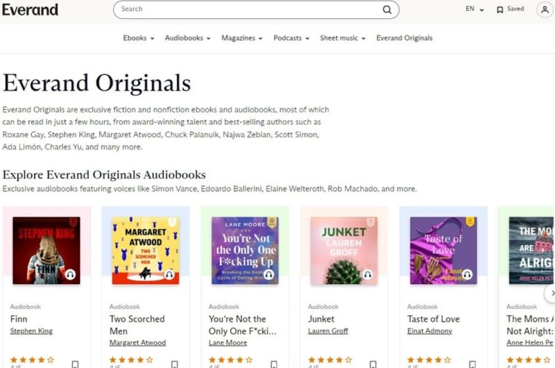 Samples of Everand Originals titles