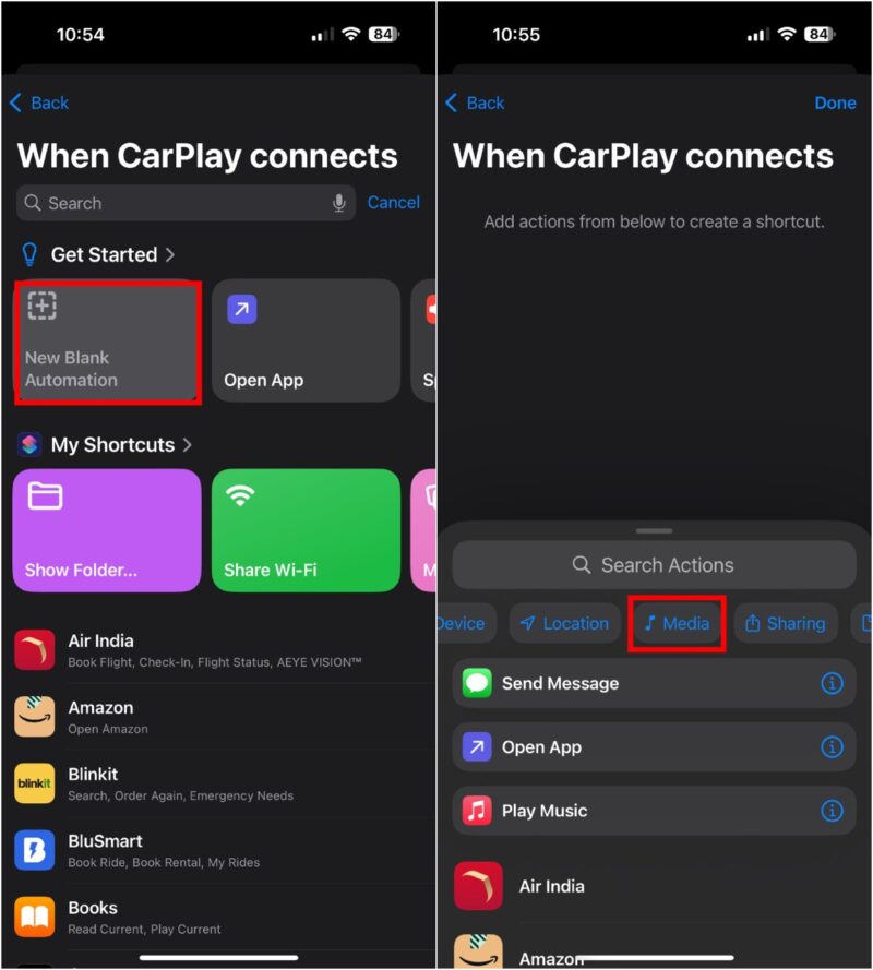 Create Automation For Media