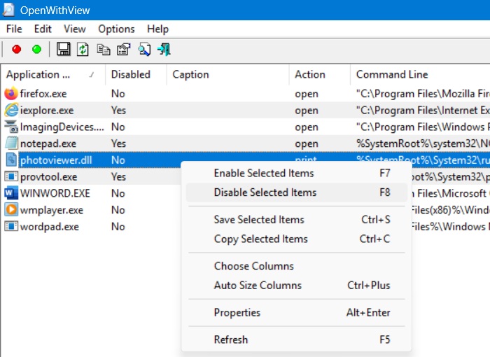 Open With Windows Remove Openwithview Disabling Photoviewer
