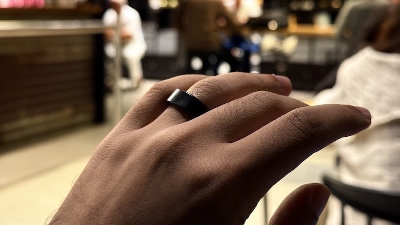 Smart Ring Worn On Fingers