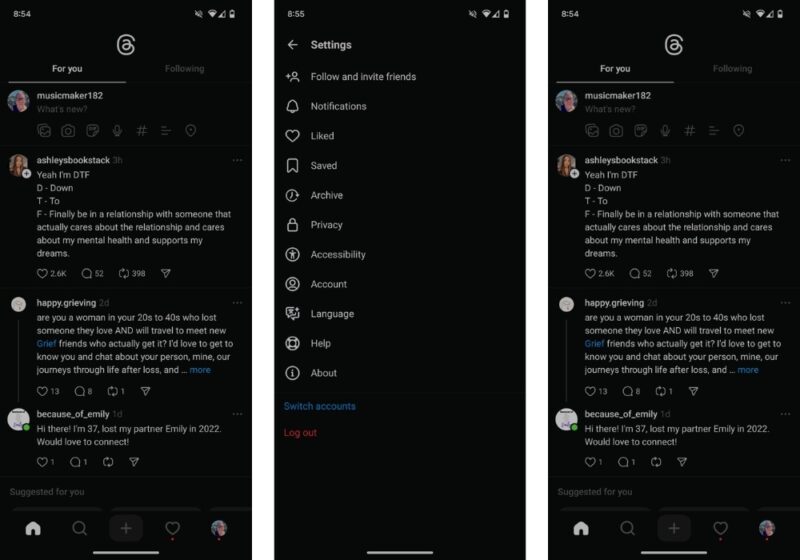 Threads X Alternative