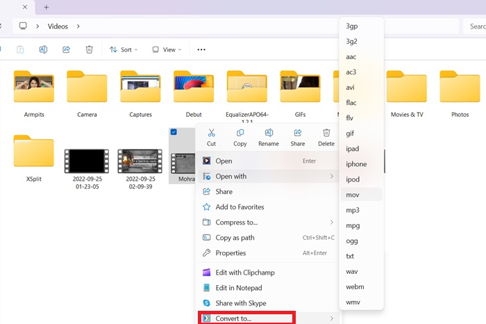 Convert To Extensions using Zamzar File Converter.