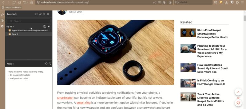 Maxthon browser interface overview.