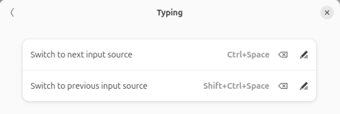 A screenshot showing modified input source keyboard shortcut. 