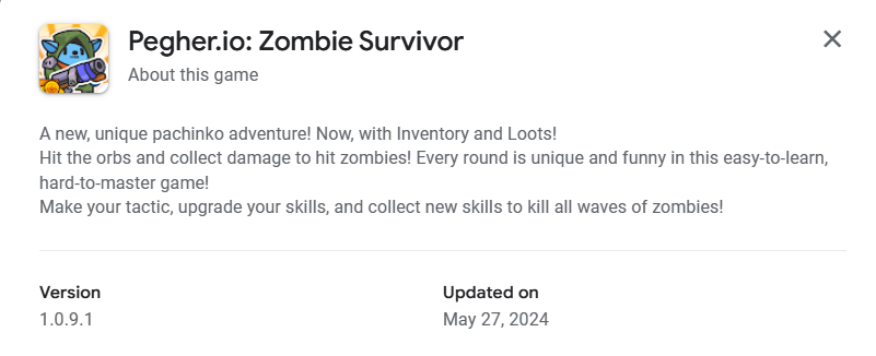 Description of Pegher.io game