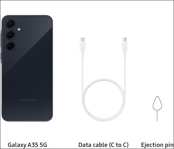 Samsung Galaxy A35 Storage