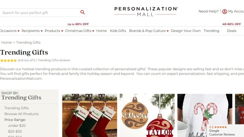 The latest trending custom gifts on Personalization Mall.