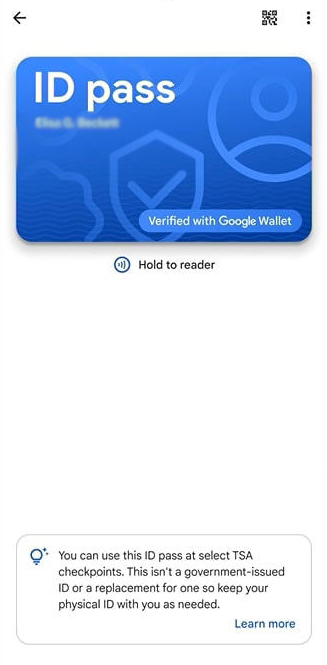 Passport Google Wallet Id Pass Added