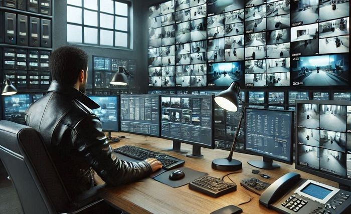 Cyber surveillance and monitoring of devices from a remote location.