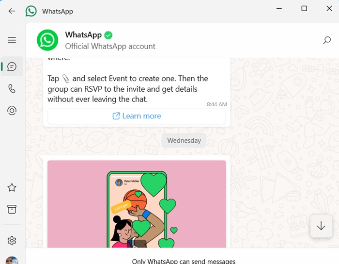 WhatsApp visible on Windows PC screen.