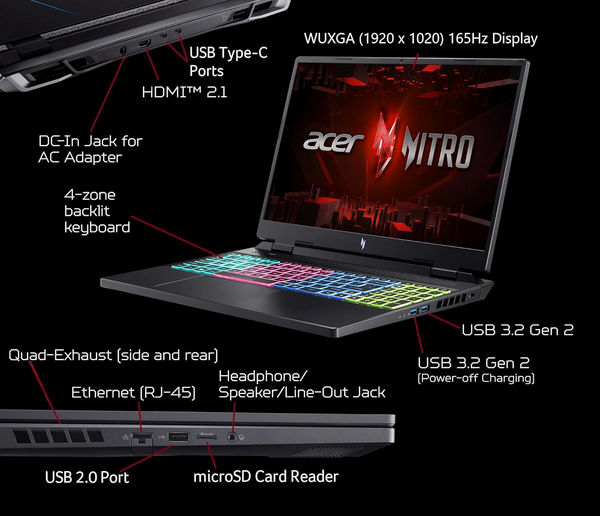 Acer Nitro 16 Specs