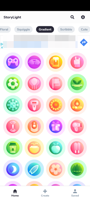 Highlight Cover Maker app interface overview.