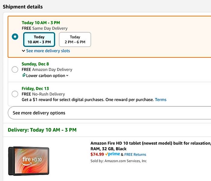 Amazon Lawsuit Delayed Deliveries Same Day 