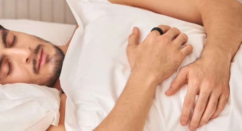 Ultrahuman Ring Air shown on hand.