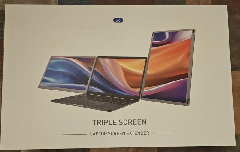 Cevaton S6 156 Laptop Triple Screen Extender Box