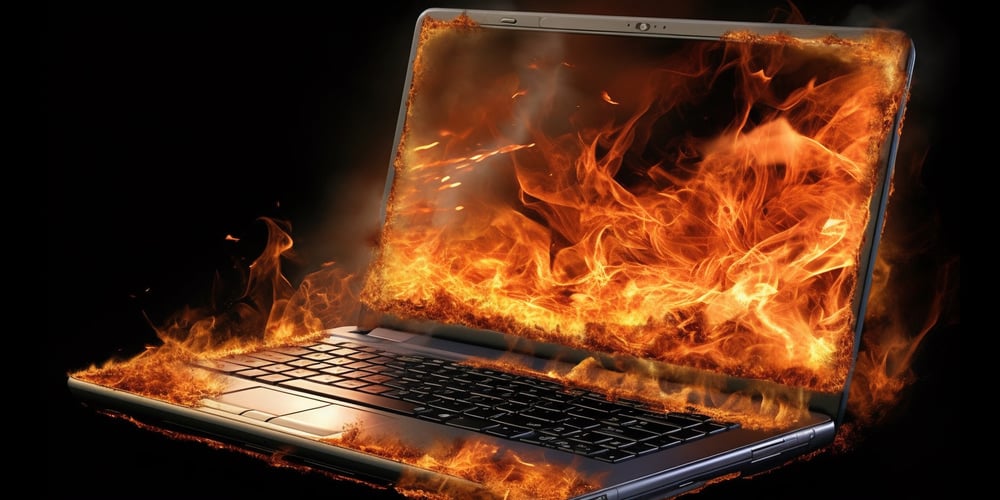 Why Laptop Battery Estimates Aren't Perfect and How to Improve Accuracy 4 laptop via fire approximately it