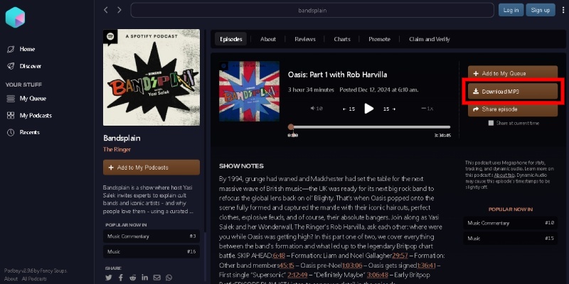 Podcast Download Podbay Bandsplain Donwload Mp3