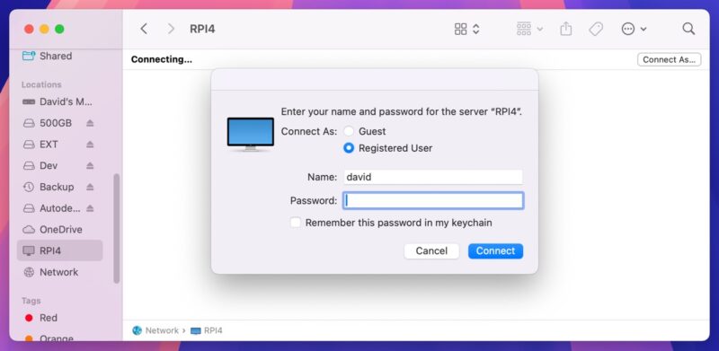 Raspberry Pi Smb Macos