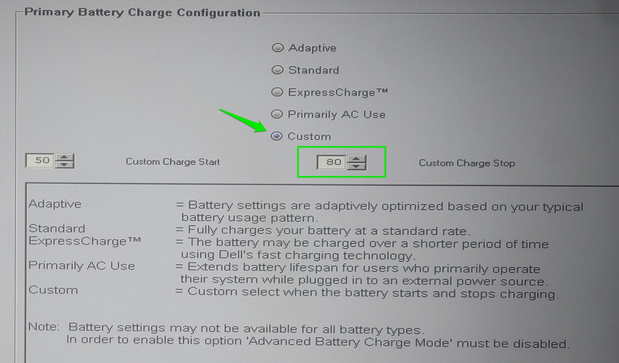 tradition recharging benefits mirroring in UEFI