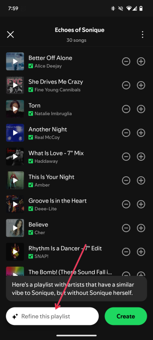 Spotify Ai Playlist Refine