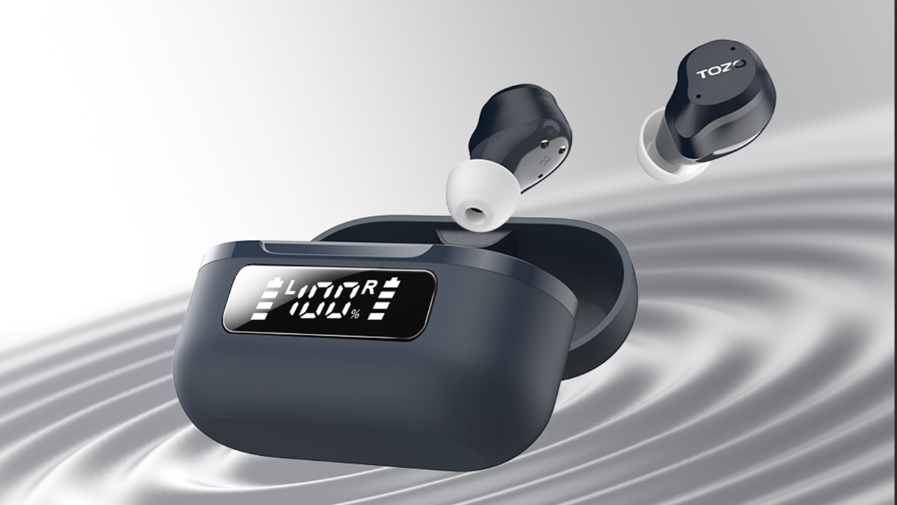 TOZO NC9 earbuds.
