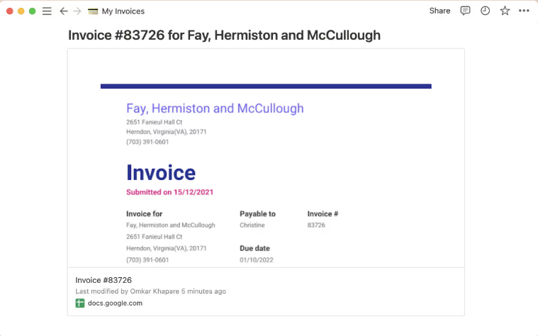 Integrate Google Drive Notion