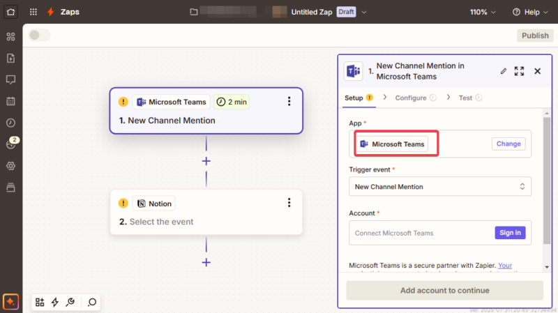 Microsoft Teams Notion Integration