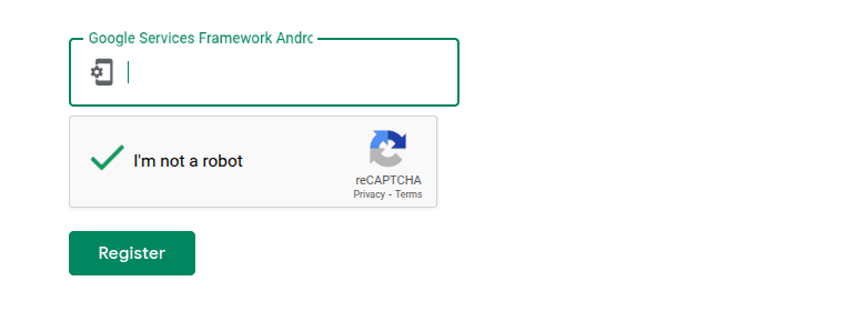 Pasting Android Id On Google Uncertified Page