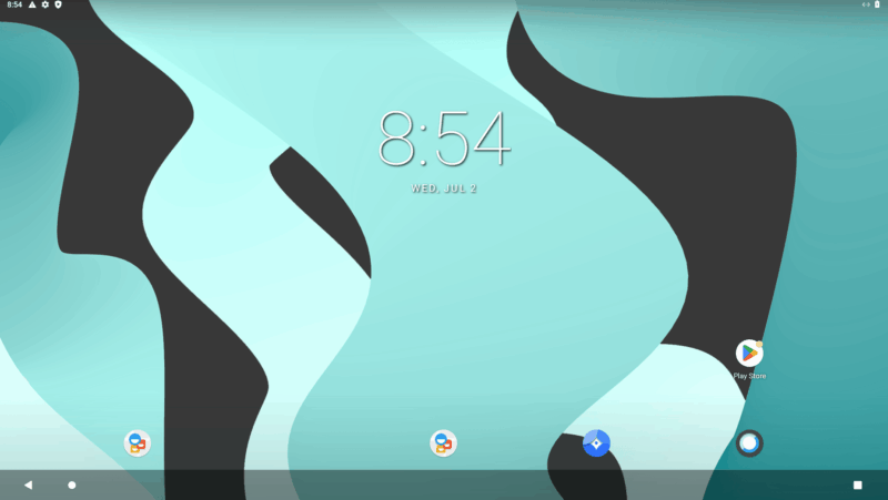 Waydroid Virtual Environmnet Main Interface