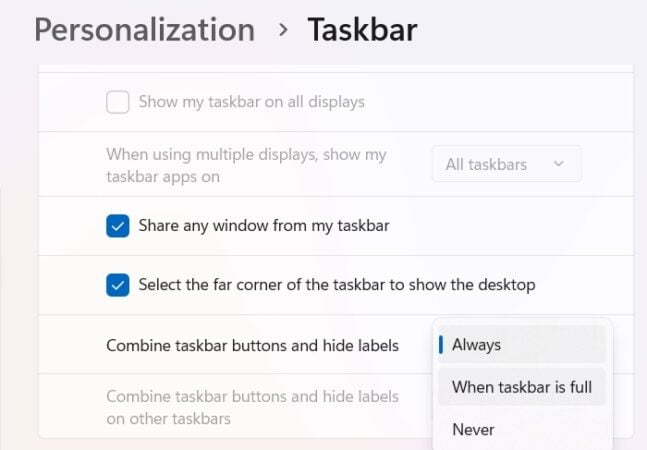 10 Ways to Customize the Taskbar in Windows - Make Tech Easier