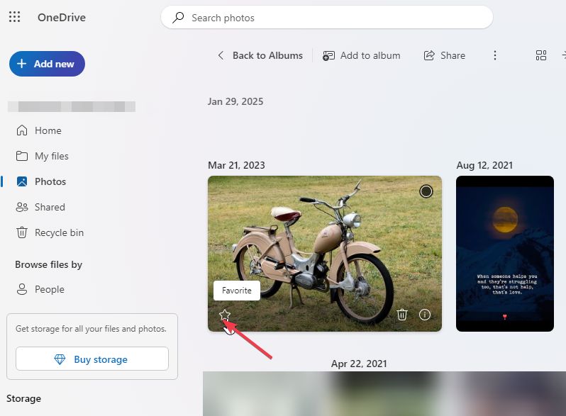 Add To Favorite Onedrive