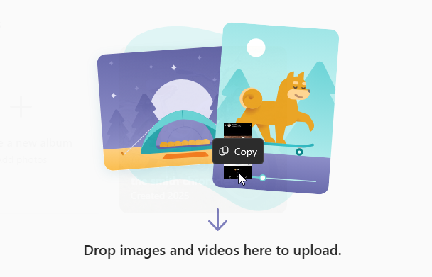 Drag Drop Image Onedrive