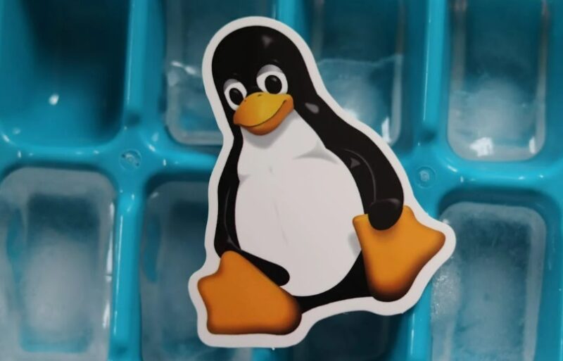 Tux, the Linux penguin, sticker