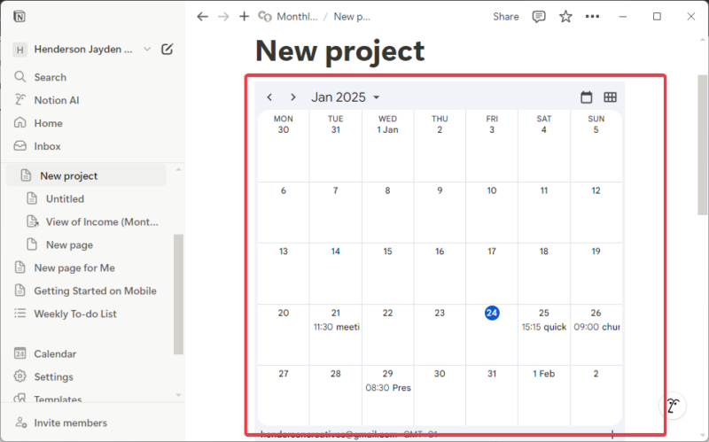 Integrate External Calendar