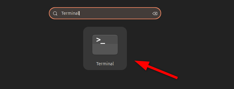Opening Terminal Ubuntu