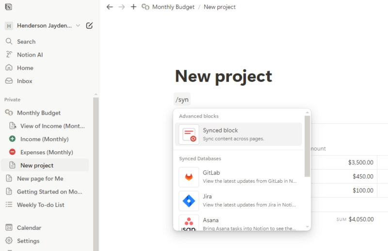 Sync Block Across Pages
