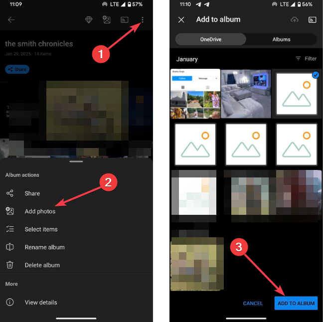 Upload To Album Onedrive Mobile