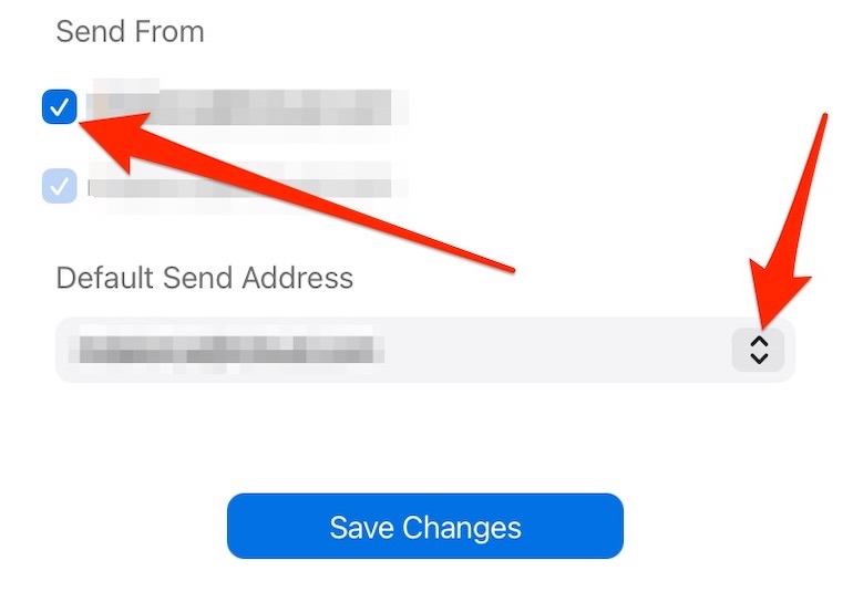 Change your alias email settings in iCloud Mail