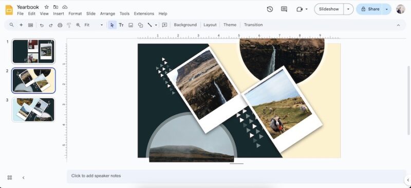 Uploading color images to a blavk-and-white theme.