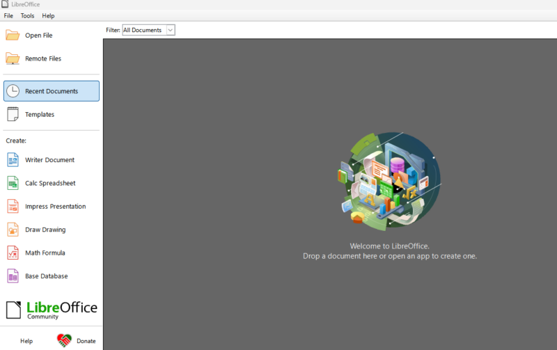 Libreoffice User Interface