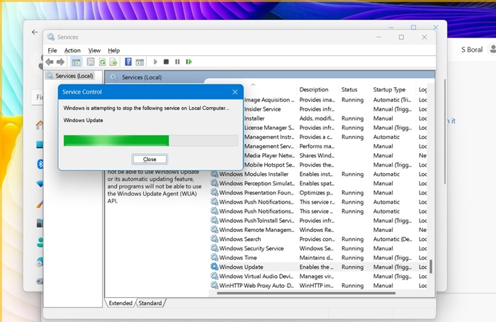 Microsoft Chat support using Quick Fixes to resolve an array of services.