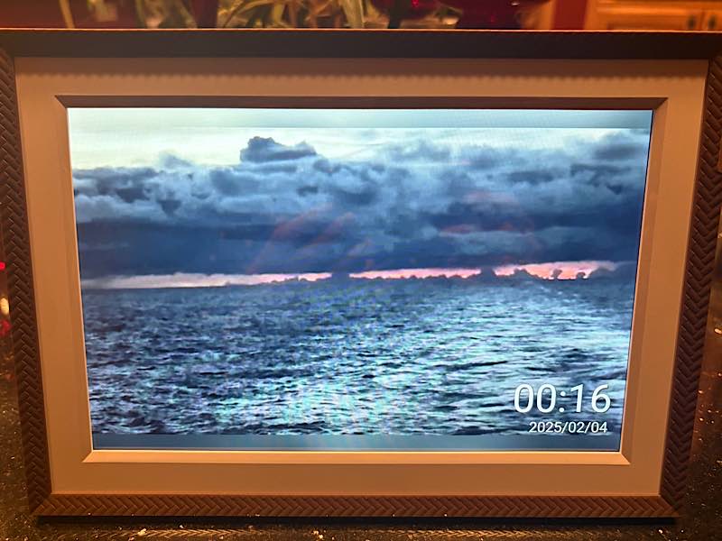 Date and time in lower-right corner