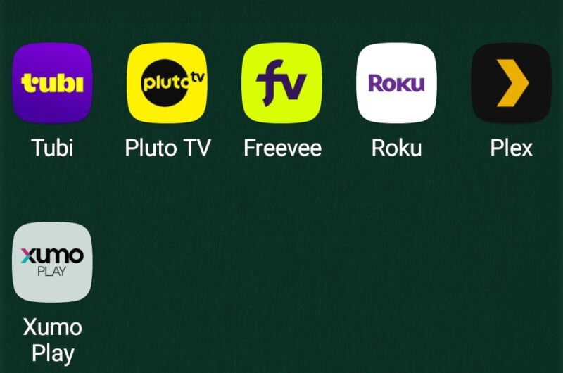 Free streaming services installed.