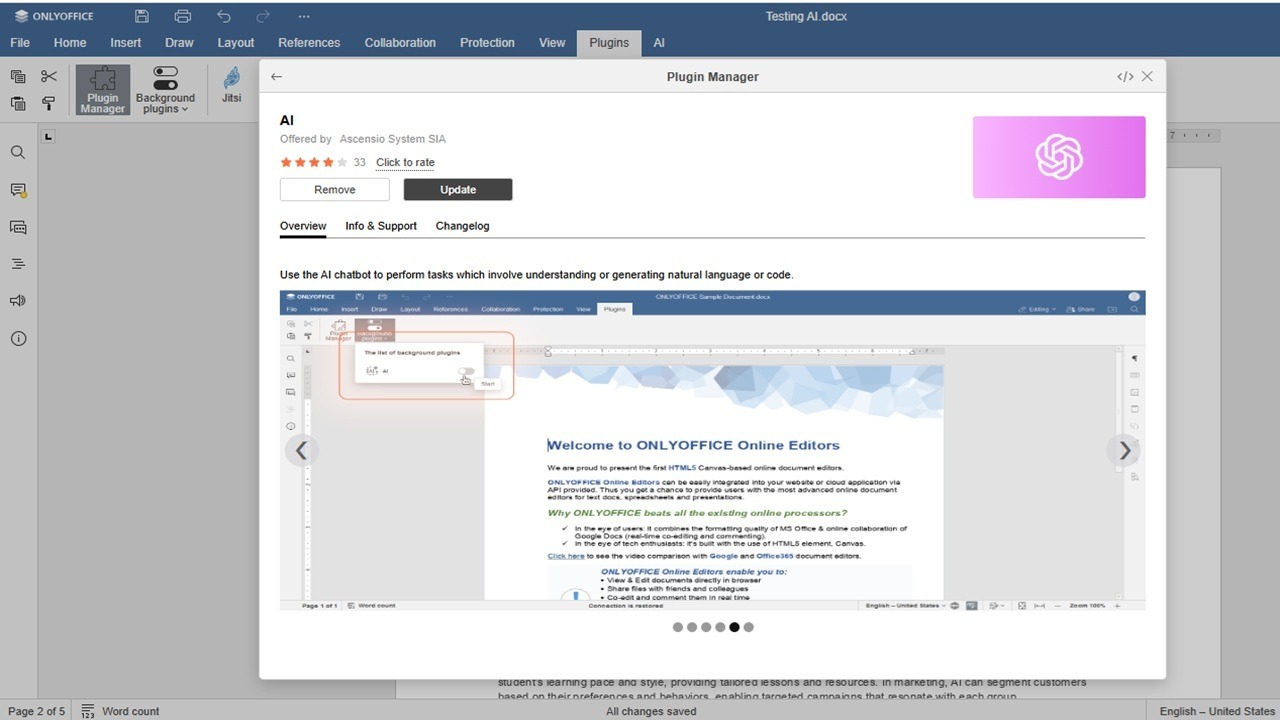Create OnlyOffice Documents With Any AI You Want